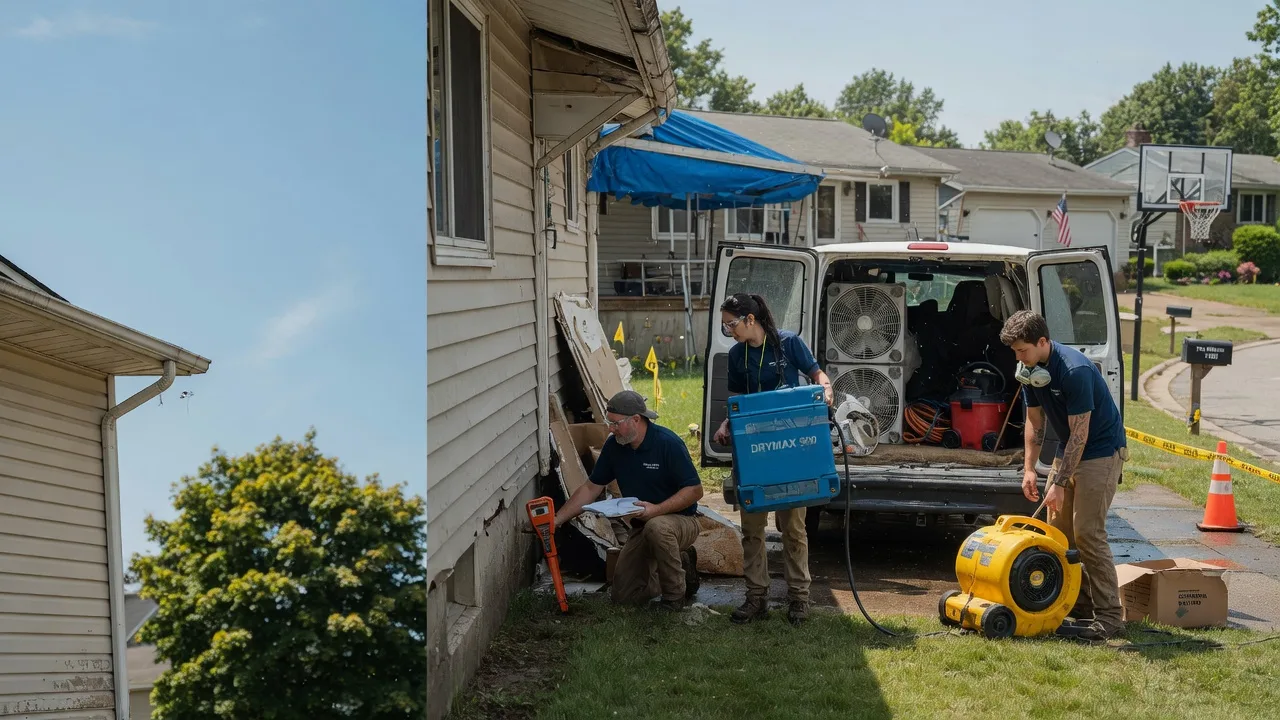 Ceiling Leak Cleanup in Prescott, MI near me
