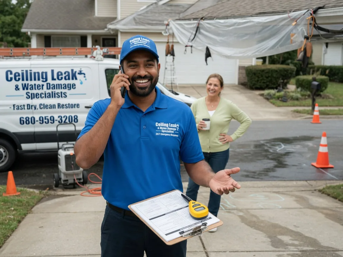 Ceiling Leak Cleanup Prescott, MI FAQs
